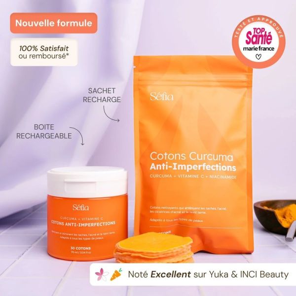 Cotons Anti-Imperfections - 30 cotons