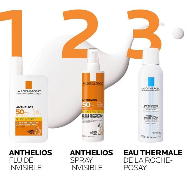 ANTHELIOS Spray Solaire Invisible Corps SPF50+ - 200ml