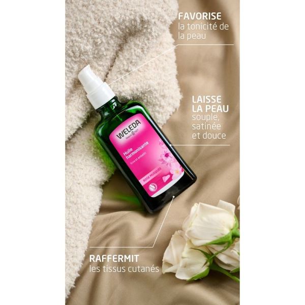 Rose musquée Huile harmonisante à la Rose musquée - 100 ml