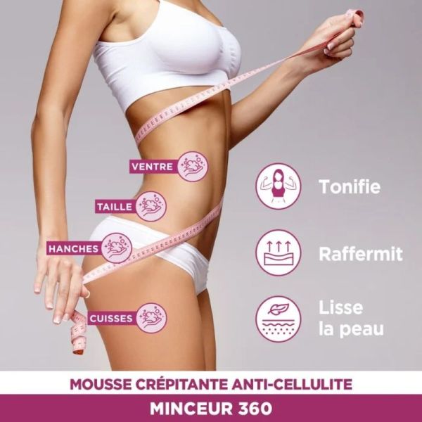 Mousse Crépitante Anti-Cellulite Minceur 360 - 100 ml