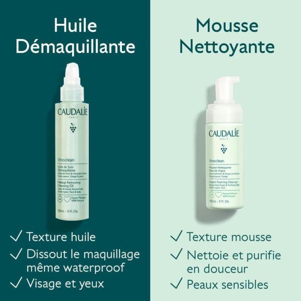 Vinoclean Huile de Soin Démaquillante - 150mL