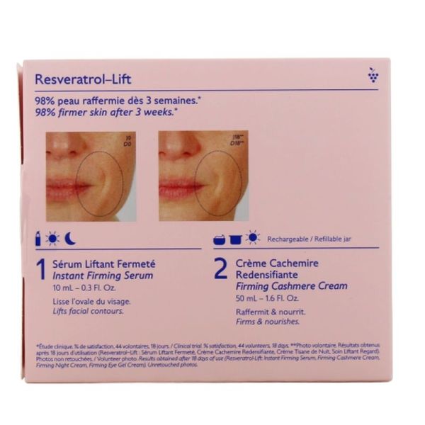 Resveratrol Lift Crème Cachemire Redensifiante + Sérum Liftant Fermeté - 50ml + 10ml