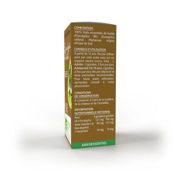 Olfae® Huile essentielle d'Eucalyptus Radiata BIO