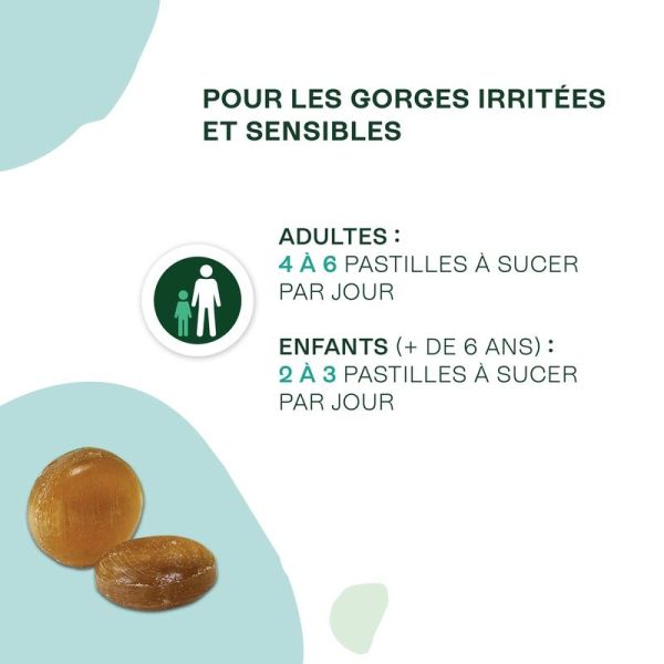 Immunité & ORL - Pastilles Gorge irritée/sensible - 24 pastilles
