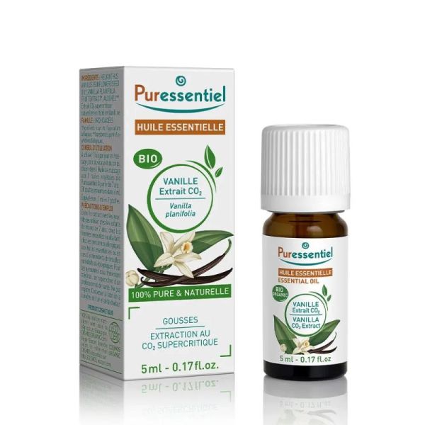 Huiles essentielles Extrait CO₂ Vanille BIO - 5 ml
