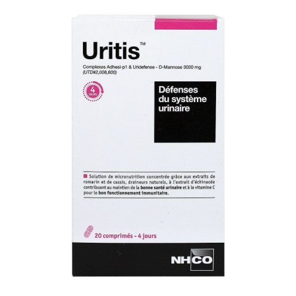 NHCO Uritis Défenses du système urinaire - 20 comprimés