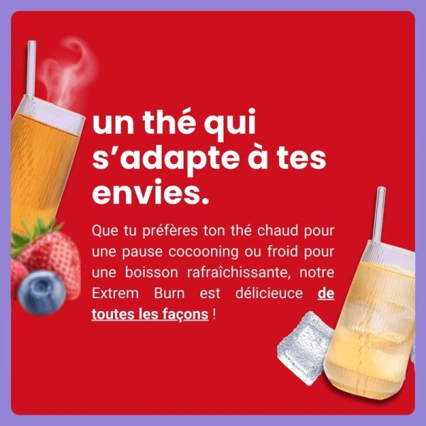 wander extrem burn - Fruits Rouges - 1 sachet