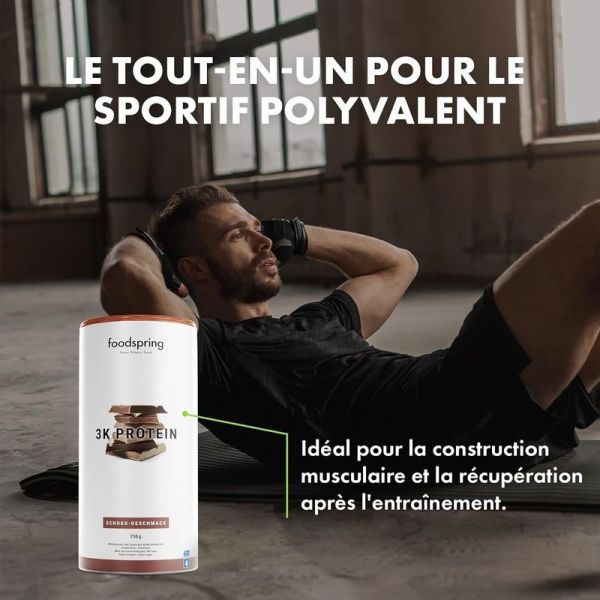 3K Whey en poudre Gout Chocolat- 750g
