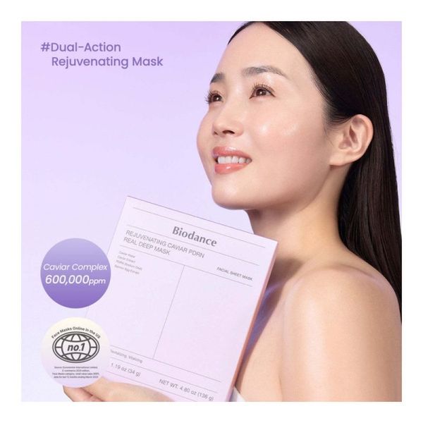 REAL DEEP MASK - Masque Caviar PDRN Rajeunissant - 34 g