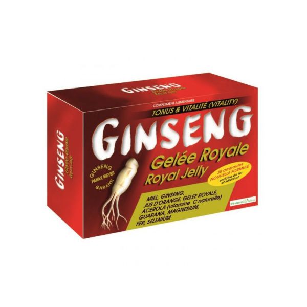 Ginseng Gelée Noir - 30 ampoules