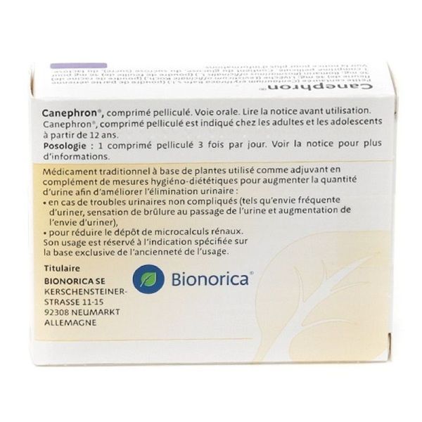 Canephron comprimé Boiron homéopathie
