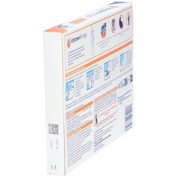 Emplâtre médicamenteux Voltarenactigo - 7 patchs