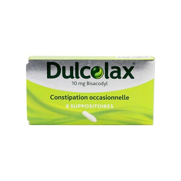 DULCOLAX 10 mg, 6 suppositoires