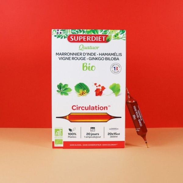 Quatuor Circulation Bio - 20 ampoules