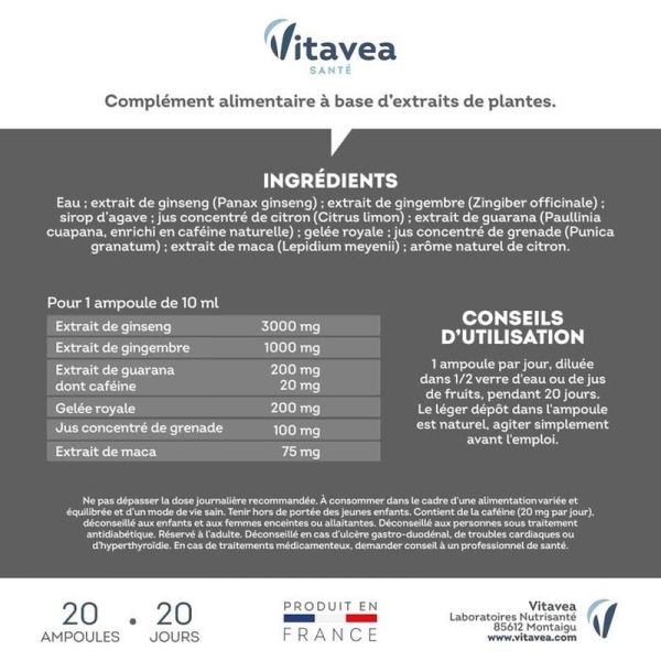 Force G Stimulant - 20 ampoules