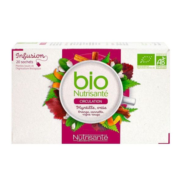 Nutrisanté Infusion Bio Circulation - 20 Sachets