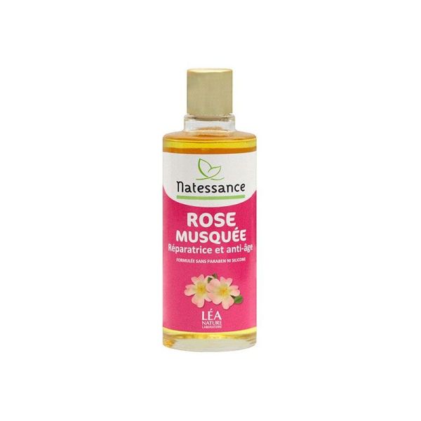 Natessance Huile de Rose Musquée Réparatrice Et Anti-Âge - 100 ml