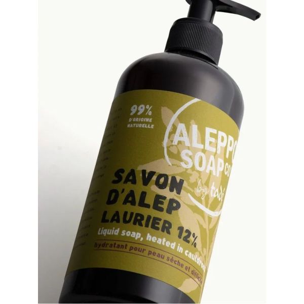 Savon d'Alep liquide Laurier 12% - 500ML