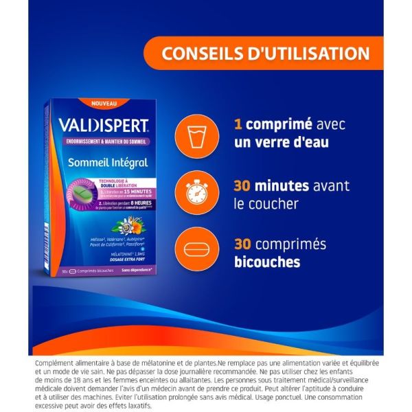 Sommeil Integral Comprimés bicouches - 30