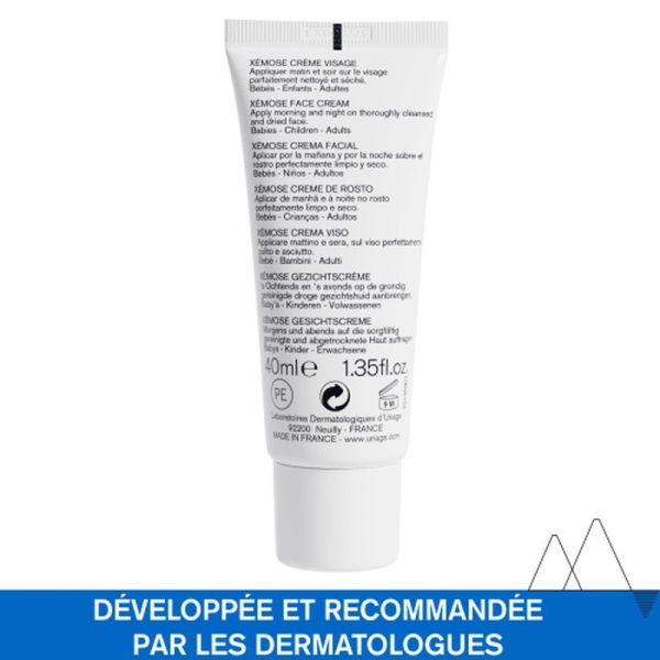 Peaux sèches, tendance à l'eczéma atopique Crème Visage - 40 mL