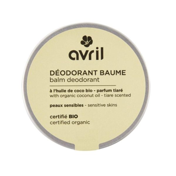 Déodorant baume peaux sensibles Tiaré - 85 gr