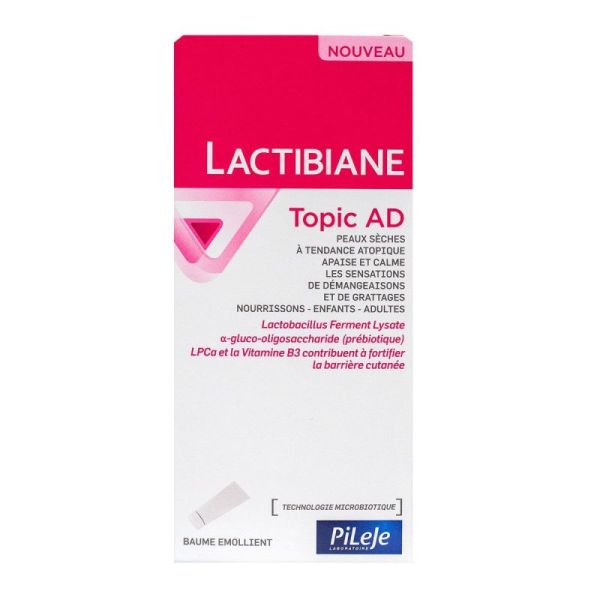 Pileje Lactibiane Topic AD baume émollient - 125ml