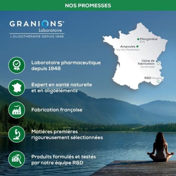 Manganèse Manganèse 2 mg - 30 ampoules buvables