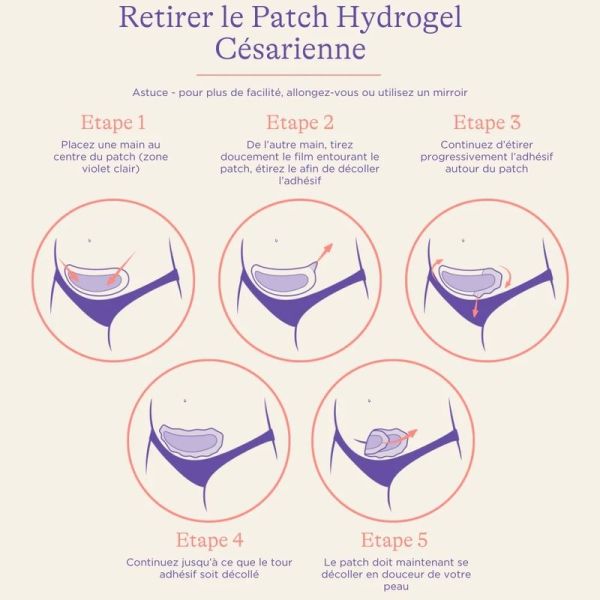 Patch Hydrogel pour Césarienne - 2 patchs