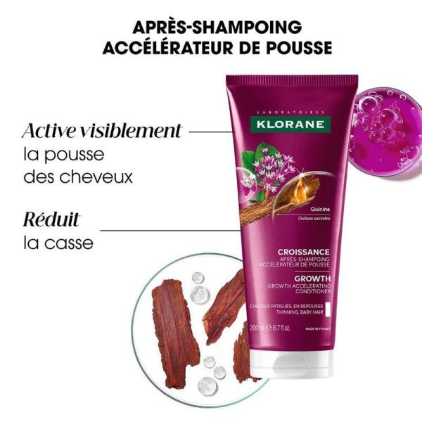 CROISSANCE Après shampoing accélérateur de pousse - Tube - 200 ml