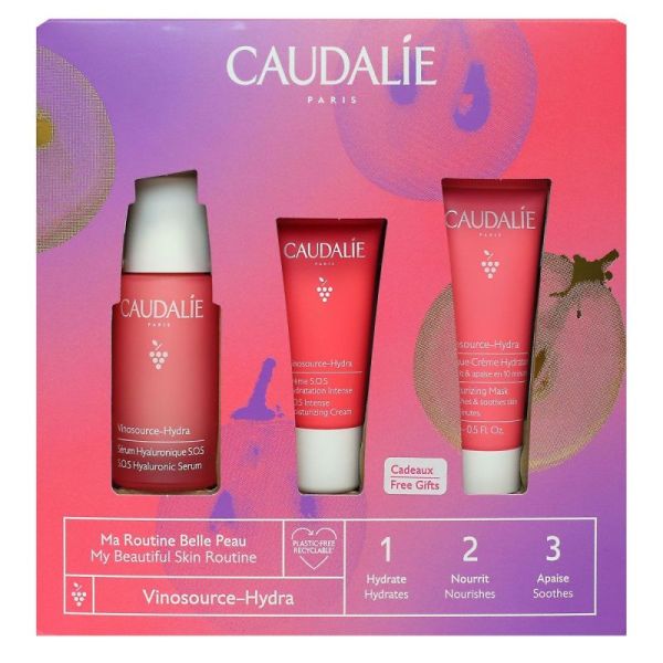 Caudalie Vinosource Hydra Coffret Ma Routine Belle Peau