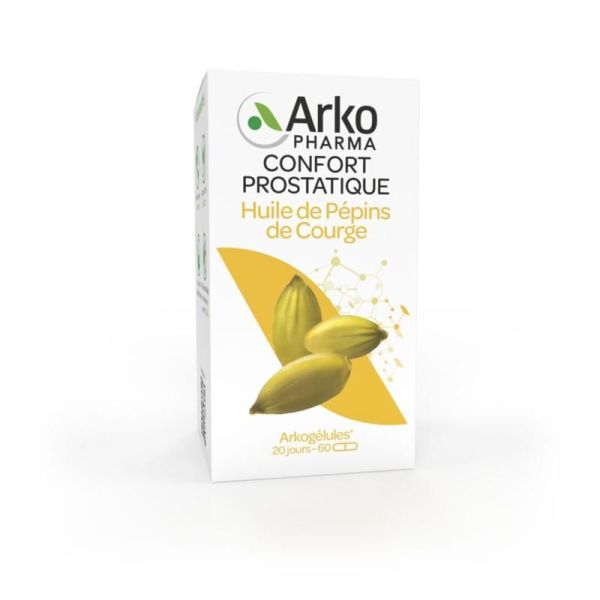 Arkogélules Huile de Pépins de Courge - 60 capsules