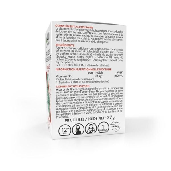 Vitamine D3 végétale - none