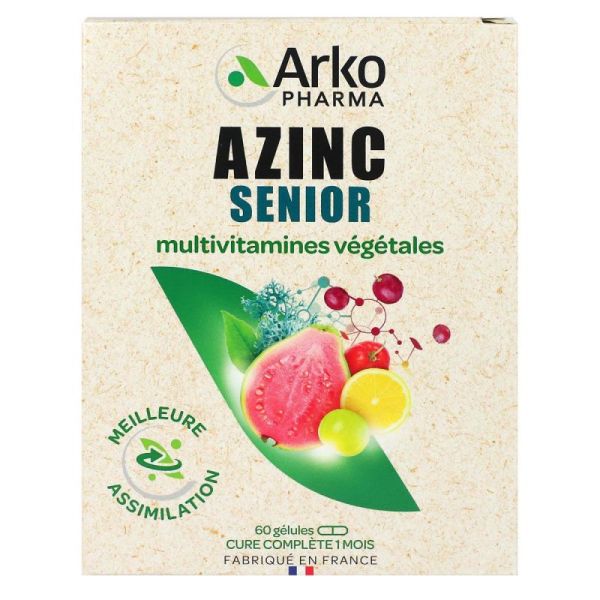 Azinc® Senior multivitamines végétales