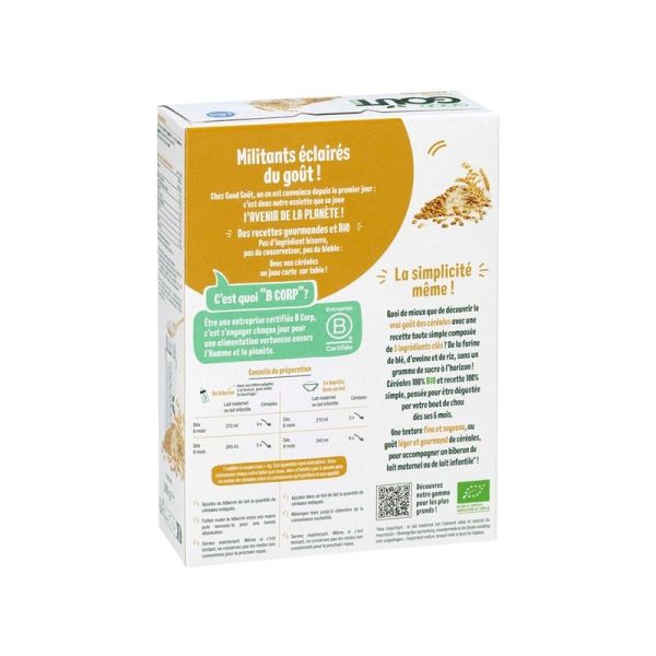 Céréales avoine blé riz - 200gr