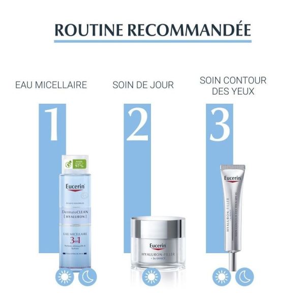 Eau Micellaire 3 en 1 DERMATOCLEAN [HYALURON] - 400 ml