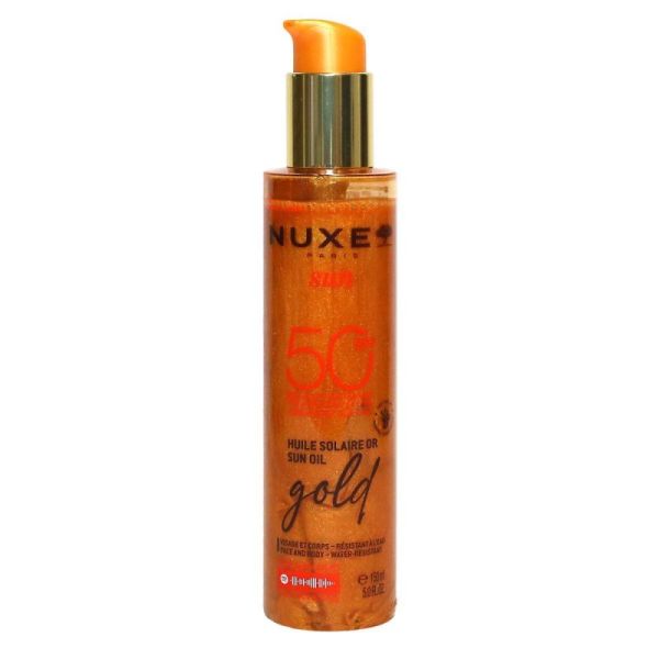 NUXE SUN Huile Solaire Or Haute Protection SPF50 - 150 ml