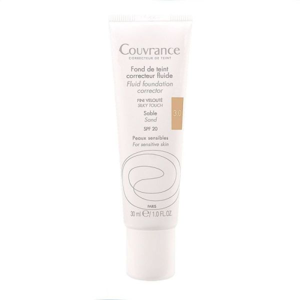 Avène Couvrance Fond de Teint Correcteur Sable Fluide SPF 20 - 30 ml