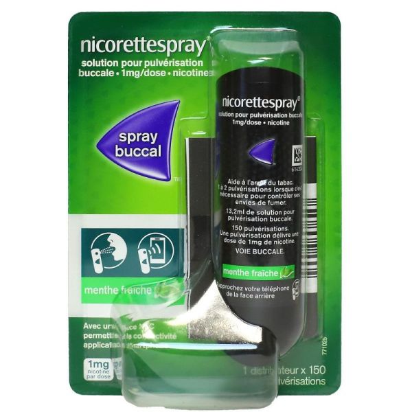 Nicorettespray 1Mg/Dose Sol Fl 1