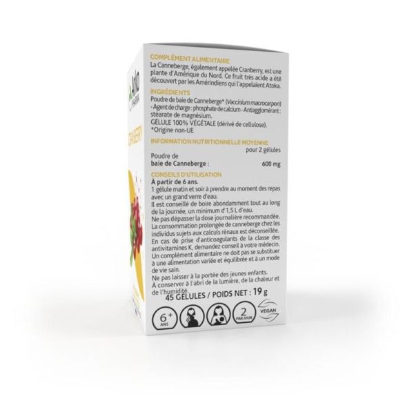 Arkogélules Cranberry - 45 gélules