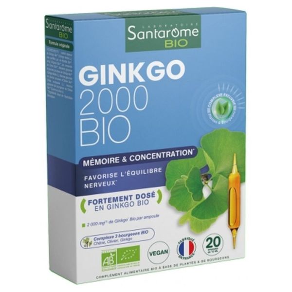 Ginkgo Bio 2000 - 20 ampoules