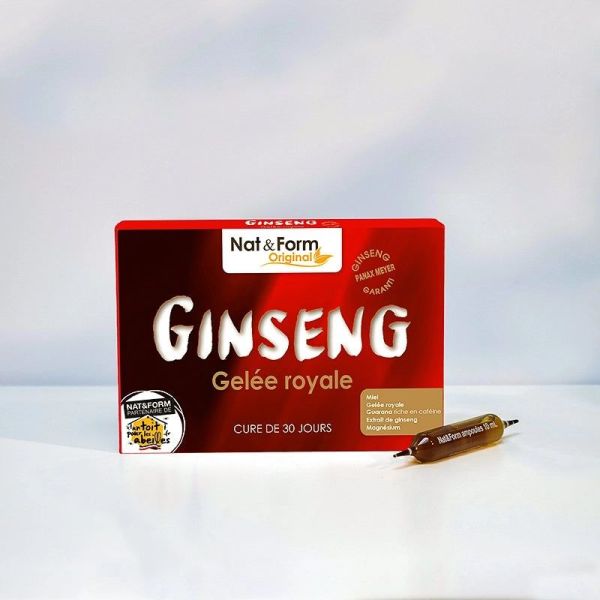 Ampoules Ginseng et Gelée royale - 30 ampoules