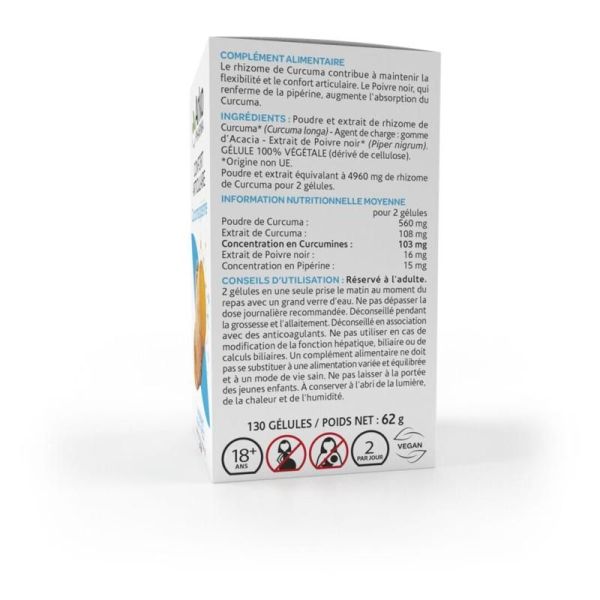 Arkogélules Curcuma Pipérine - 40 gélules