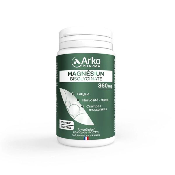 Magnésium Bisglycinate Arkogélules® - 60 gélules