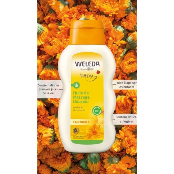 Calendula Huile de Massage Douceur au Calendula - 200 ml