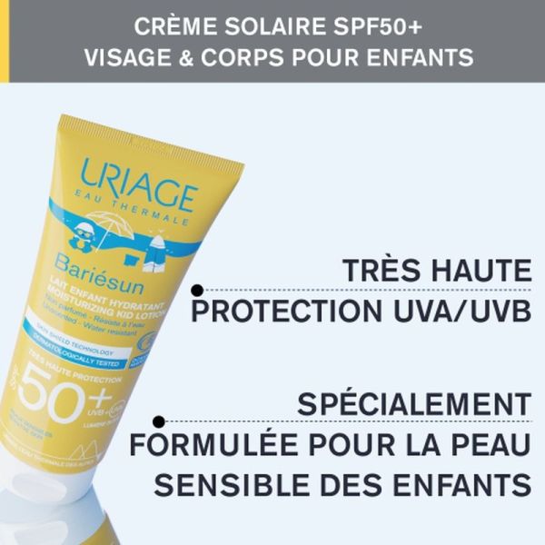 Protections solaires enfant Lait enfant hydratant SPF50+ - 100 mL