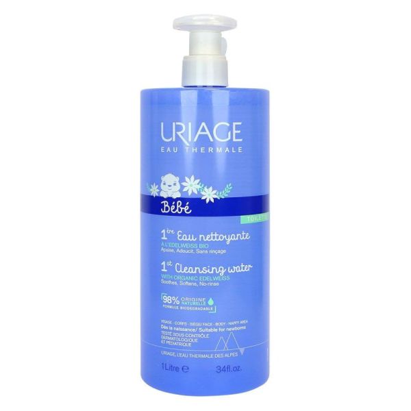 Uriage Bébé 1ère Eau Nettoyante - 1 L