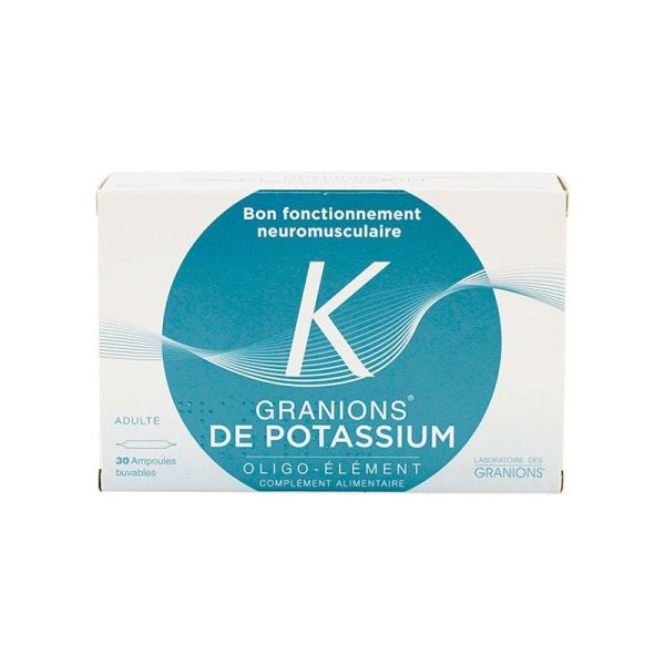 Granions de Potassium - 30 Ampoules