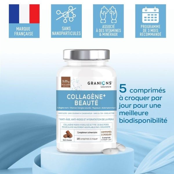 Collagène+ Beauté - Comprimé à croquer - Chocolat