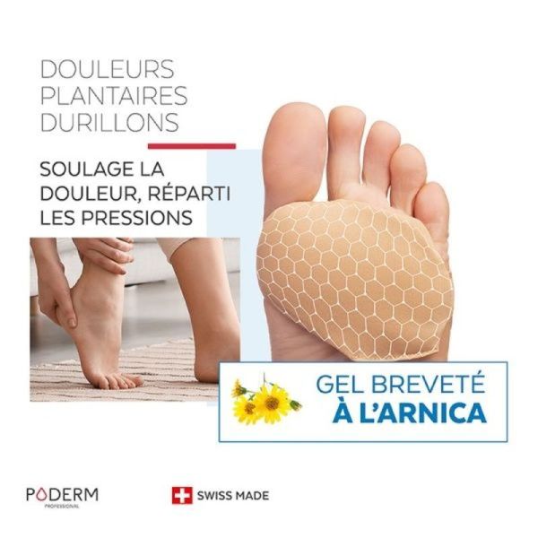 Protections en Gel d'Arnica - Douleurs Plantaires Durillon - 2 unités