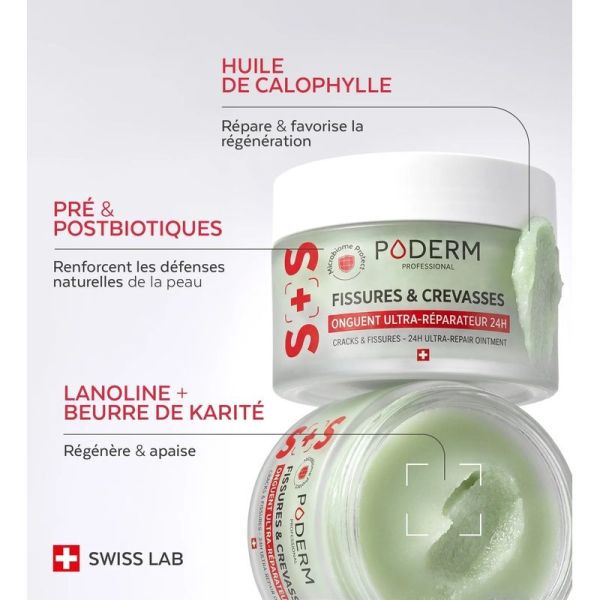 Onguent ultra-réparateur 24h - Fissures & Crevasses - 25 g